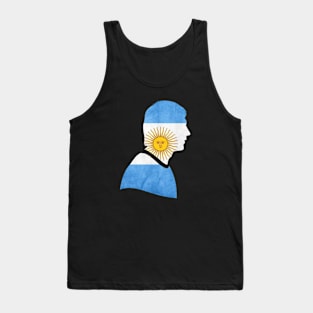 Messi Argentina Flag - Messi Tank Top